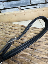 Load image into Gallery viewer, S/H Black Padded Leather Diamonte Headcollar - Cob