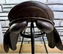 Load image into Gallery viewer, 15” Medium-Wide/XW Equxtra Serpent WH Pony Show Saddle - Changeable Gullet - Brown