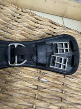 Load image into Gallery viewer, S/H 24” Frank Baines English Padded Leather Dressage Girth