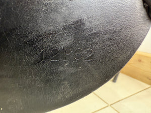 17” Wide Jeffries Falcon Hawk Event Saddle - Black