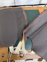 Load image into Gallery viewer, Calcutts English Leather Gaiters/Half Chaps -Size XS- Brown