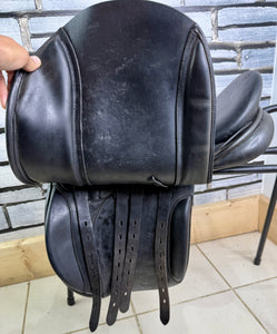17” Wide Native Pony/Comfort Saddles WH Saddle - Black