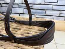 Load image into Gallery viewer, S/H Soft Padded Head Hunter Bridle - Brown - XF