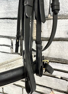 S/H Padded Comfort Double Bridle - Full