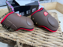 Load image into Gallery viewer, Veredus Olympus Rear Fetlock Boots - Medium - Brown/Red