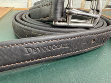 Load image into Gallery viewer, 135cm/54” Devoucoux Ladies Hide Wrapped Stirrup Leathers - Brown - Non Stretch