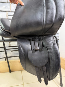 17 1/2” XW Oakfield Santana WH Saddle - Black