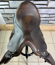 Load image into Gallery viewer, 17 1/2” Wide M&amp;J Saddlery English GP Saddle - Brown