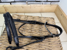 Load image into Gallery viewer, S/H Felix Buhler Raised Flash Dressage Bridle - Black - Full