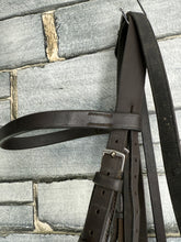 Load image into Gallery viewer, S/H English Complete Cheltenham Gag Hunting Bridle - Brown - Full