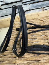 Load image into Gallery viewer, S/H Sabre English Flash Bridle -Black- Cob/Arab