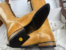 Load image into Gallery viewer, DeNiro Square Toe Full Lace Up Zip Boot - Size 37/UK 4 - Ambra