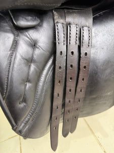17 1/2” Wide Albion Selecta WH/GP/Jump Saddle - Brown