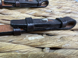 NEW Jeffries English 1/2” Cheekpieces - Brown - Full