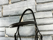 Load image into Gallery viewer, S/H English Dainty Grackle Bridle - Brown - Cob