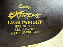Load image into Gallery viewer, 17” Medium County Extreme Lightweight Jump/XC Saddle - Brown