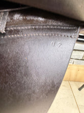 Load image into Gallery viewer, 18” Wide-XW Ideal VSD/WH H&amp;C Saddle -Brown- Suede Seat