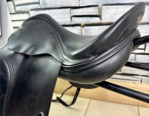 17” MW Harry Dabbs True Brit Dressage Saddle - Black