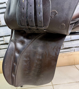 17 1/2” MW Kieffer GP Saddle - Brown