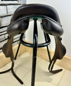 17” MW Voltaire Lexington Monoflap Jump Saddle - Brown