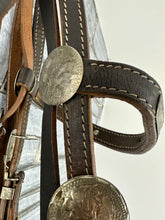 Load image into Gallery viewer, S/H Complete Beaded Decorative Western Headstall/Bridle - Brown - Full