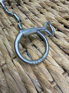 S/H 5 3/4” Myler Comfort Mouth Port Barrel Hanging Cheek Snaffle