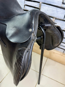 16” MW Charles Mountfort Pony GP Saddle - Black