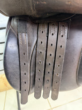 Load image into Gallery viewer, 16” XW Fylde English Pony WH/Show Saddle - Brown