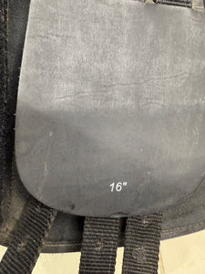 16” Wide/Changeable Gullet Thorowgood Maxam Pony GP Saddle - Black