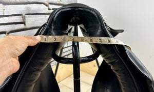 17” Medium Kieffer Wien DL Dressage Saddle - Black