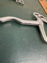 Load image into Gallery viewer, 5 1/2” Port Mouth Uttoxeter Slotted Cheek Kimblewick Bit with Curb Chain
