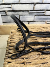 Load image into Gallery viewer, S/H English Snaffle TB Cavesson Bridle - Brown - Full