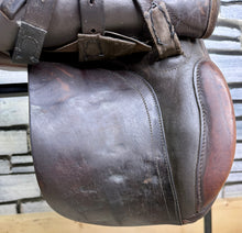 Load image into Gallery viewer, 15” Wide Champion English Pony WH/Show Saddle - Brown