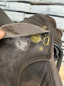 15 1/2” MW/Changeable Gullet Wintec Pony GP Saddle - Brown