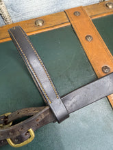 Load image into Gallery viewer, In-hand Show Bridle/Filly Slip/Halter  -Cob/Full Youngstock- Brown/Brass - English Leather