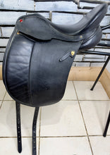 Load image into Gallery viewer, 17” XW Albion Spanish Riding School Classical Ultima Dressage Saddle -Upswept Panel- Extra Wide - Black