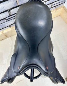 17” Medium Jeffries Falcon English Event GP Saddle - Black