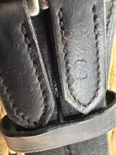 Load image into Gallery viewer, S/H Black Soft Leather Short Event/Dressage Girth-22”