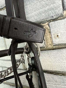 S/H English Hunter Complete Pelham Bridle - Black - Full