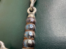 Load image into Gallery viewer, 5 1/4” Trust Blue Cherry Roller Jointed Kimblewick Bit - Anti Lean