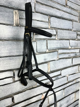 Load image into Gallery viewer, S/H Stubben CTD Flash Bridle - Black - Full