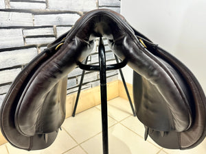 17” Medium Ideal Grandee Jump/GP Saddle - Brown