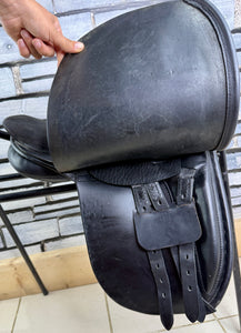 15” MW Ryder WH Pony Show Saddle - Black