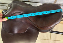 Load image into Gallery viewer, 15” Wide Fylde Hayden English Pony WH/Show Saddle - Brown