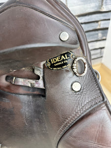 17” Wide Ideal Classic GP Saddle - Brown