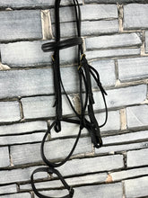 Load image into Gallery viewer, S/H Stubben CTD Flash Bridle - Black - Full