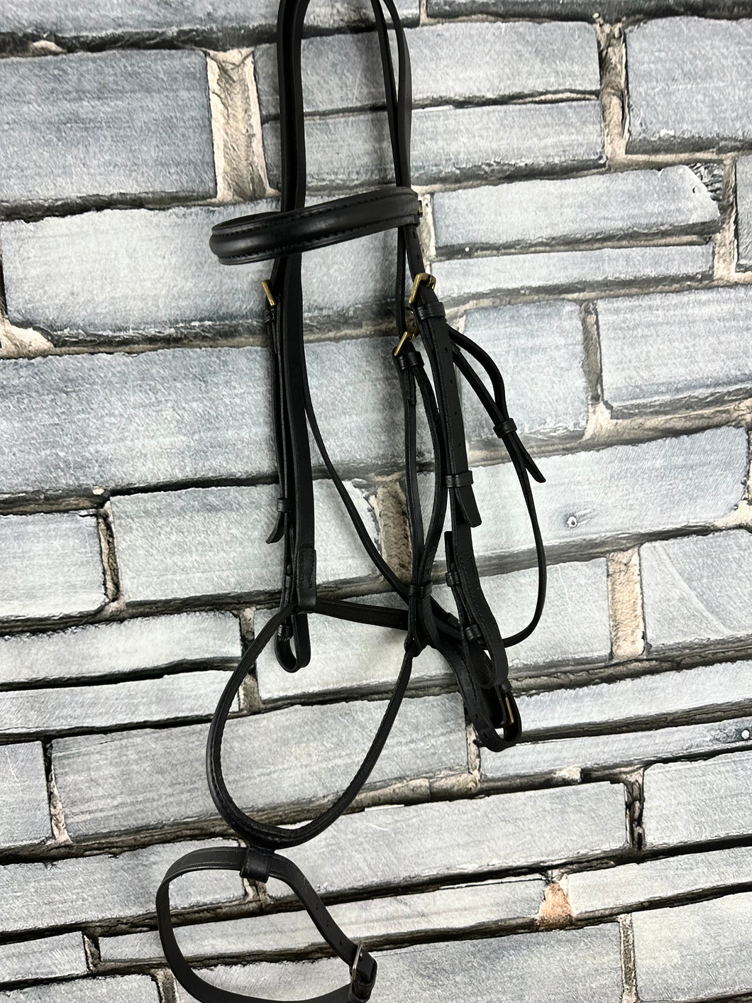 S/H Stubben CTD Flash Bridle - Black - Full