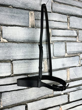 Load image into Gallery viewer, S/H Black English Sabre Hunter 1 1/4” Noseband - Full