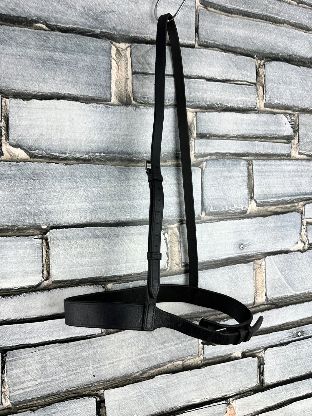S/H Black English Sabre Hunter 1 1/4” Noseband - Full