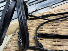 Load image into Gallery viewer, S/H Stubben Split Head Flash Competition Bridle - Black - Full